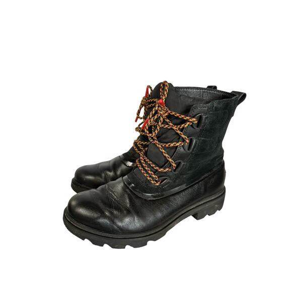 Sorel Black NL3703 Lennox Street Duck Snow Boots Women's 10 - Picture 1 of 8